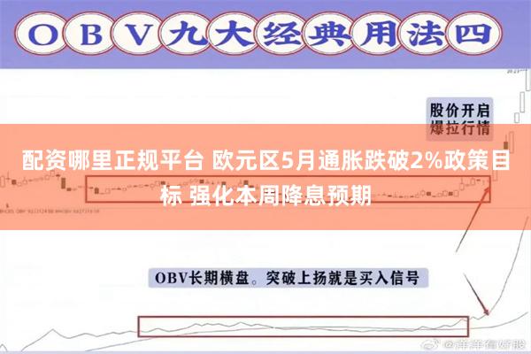 配资哪里正规平台 欧元区5月通胀跌破2%政策目标 强化本周降息预期